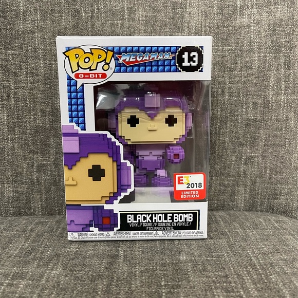 MegaMan Black Hole Bomb 8 Bit E3 2018 Exclusive Funko Pop
